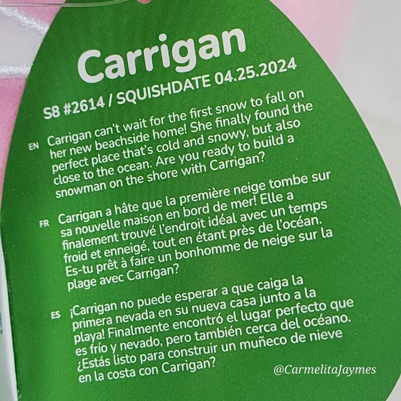 CARRIGAN 🎄 Pink Christmas Tree Xmas 2024 Original Squishmallows By Kellytoy NWT - Picture 4 of 8